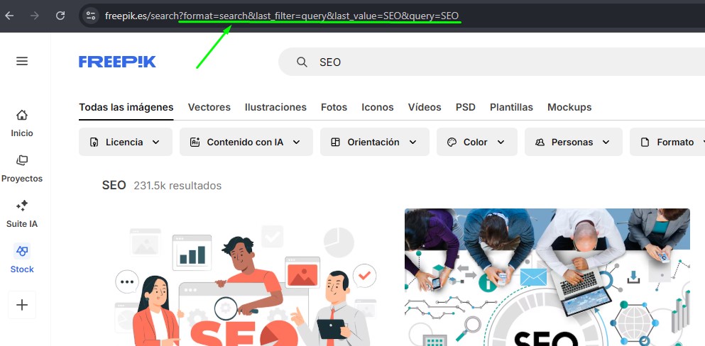 parámetros de url, Juan David Ortiz - SEO en Medellín Cómo se ve el parámetro de una url en una página web